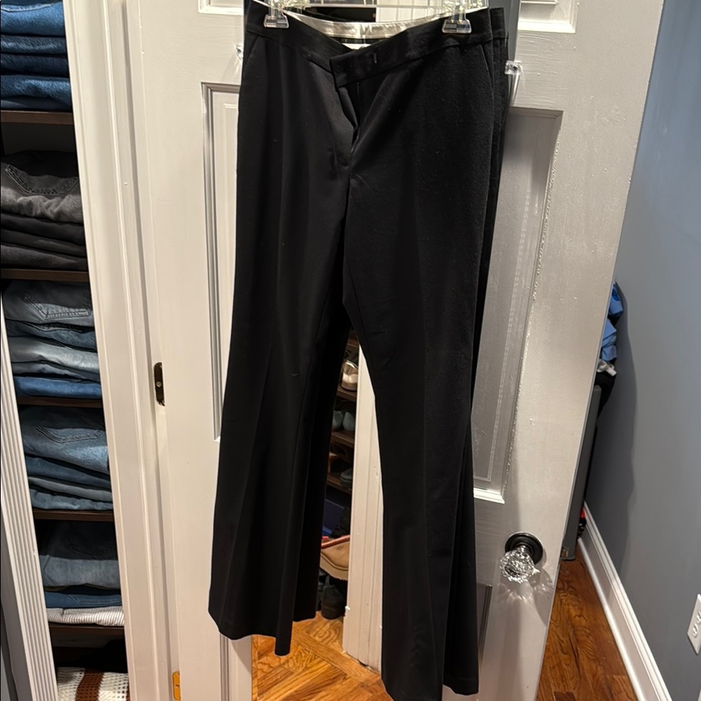 Rachel Zoe Black Dress Pants Elegant Straight-Leg